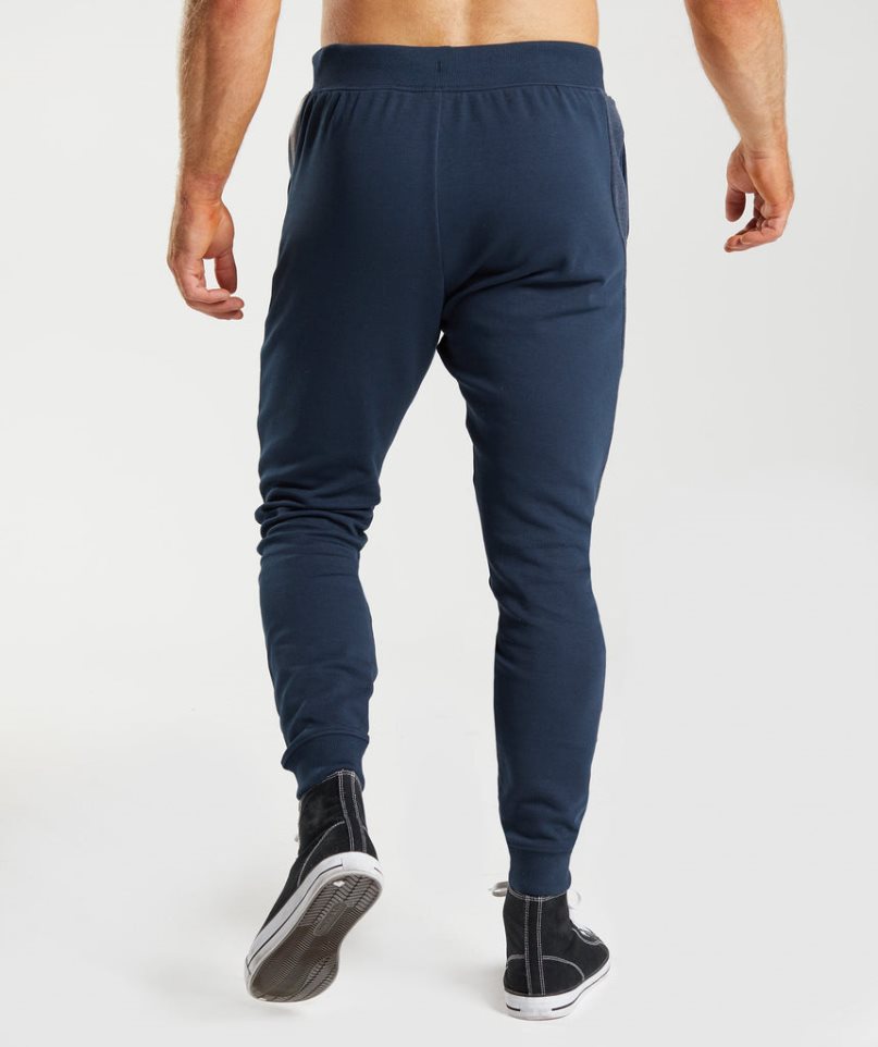 Men's Gymshark Bold React Jogger Navy | CA 763580